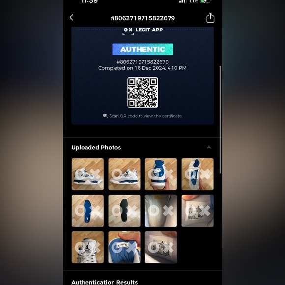 Jordan 4 Retro Military Blue size 12 FV5029-141 VNDS with OG BOX - Picture 11 of 11